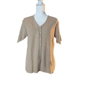 CHINAWEAR BY MORSLY WOMEN SHORT SLEEVE TOP - SIZE LARGE